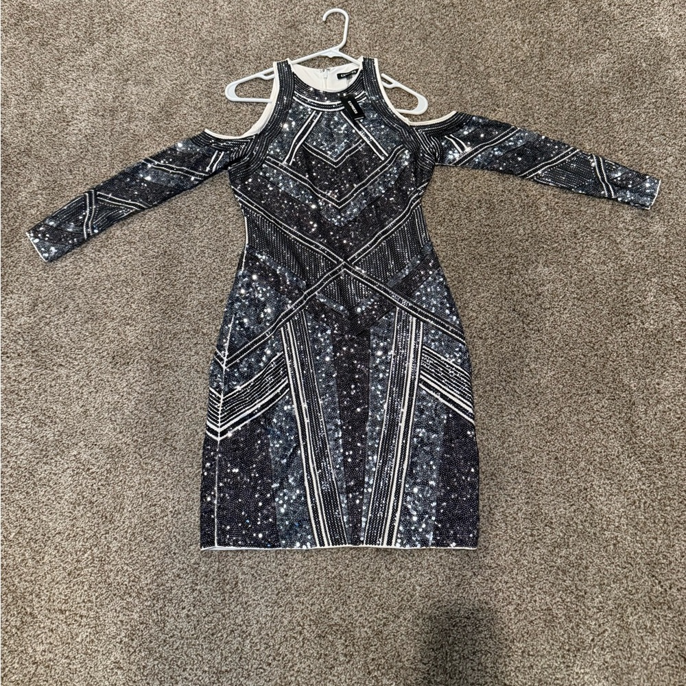 NWT Express sequin dress sz M